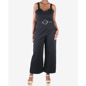 STAUD WOMENS XL Classic Black Jumpsuit